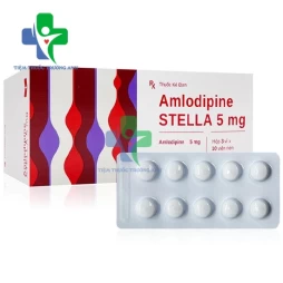 Amlodipine Stella 5mg - Thuốc điều trị tăng huyết áp và đau thắt ngực